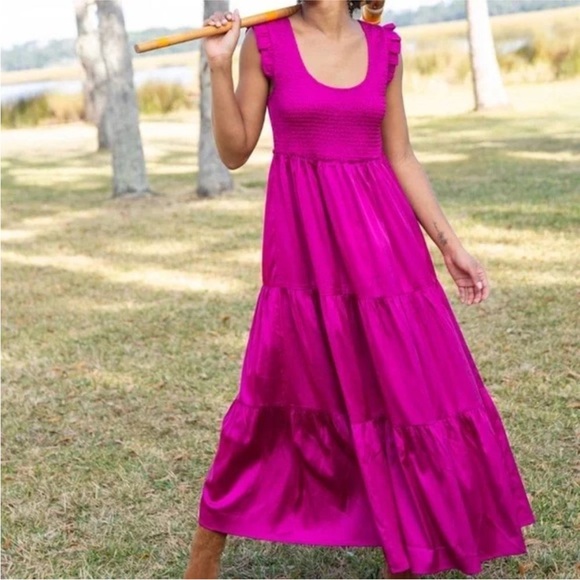 NATURAL LIFE Dresses & Skirts - Natural Life Smocked Maxi Dress